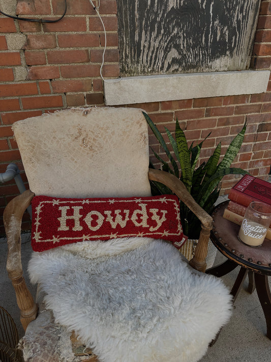 HOWDY || throw pillow