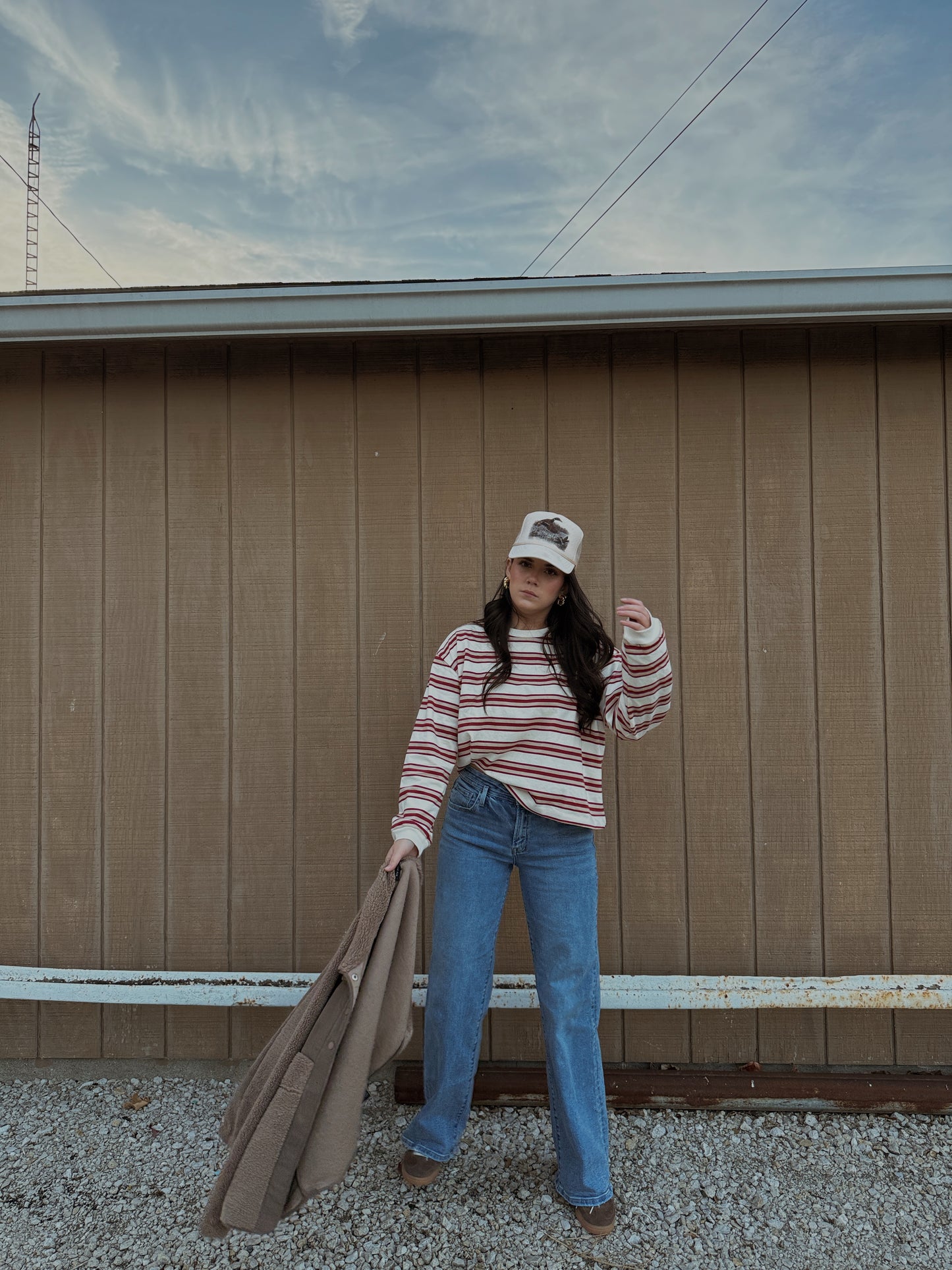 Retro Range Striped Top