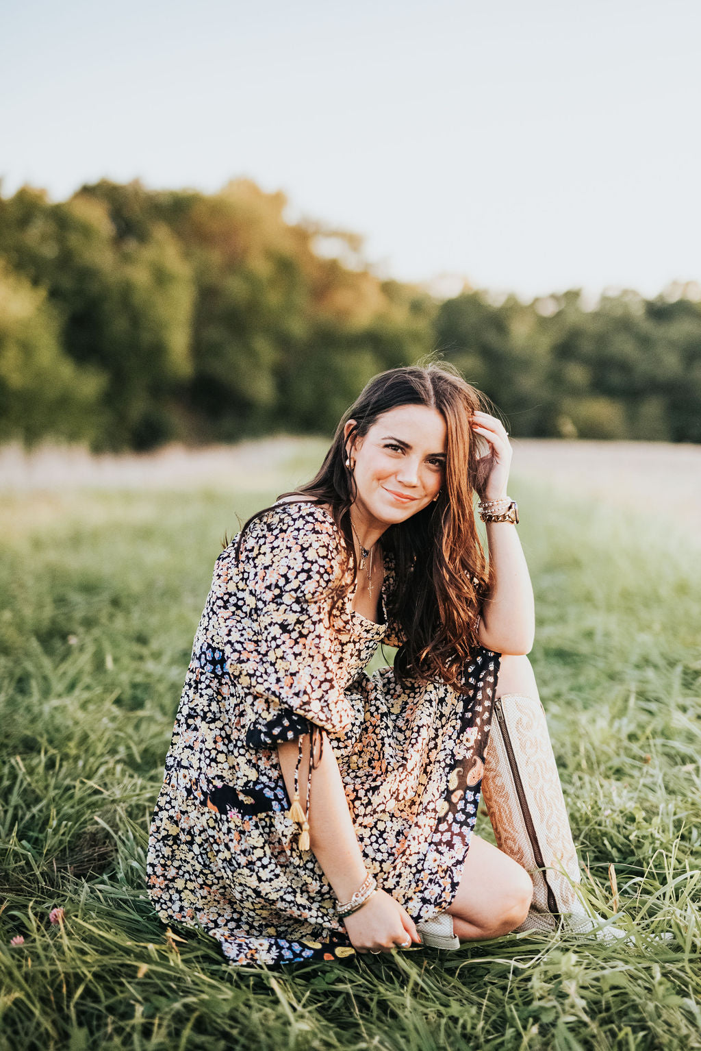 Meet Me At Midnight Floral Dress