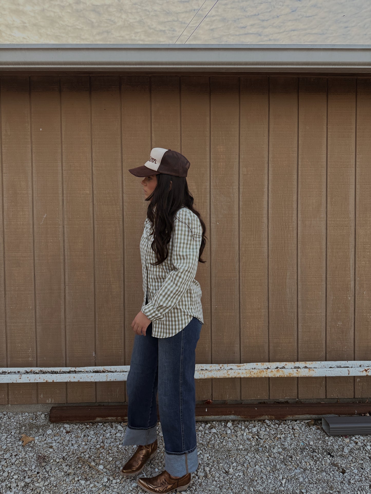 Evergreen Pearl Snap