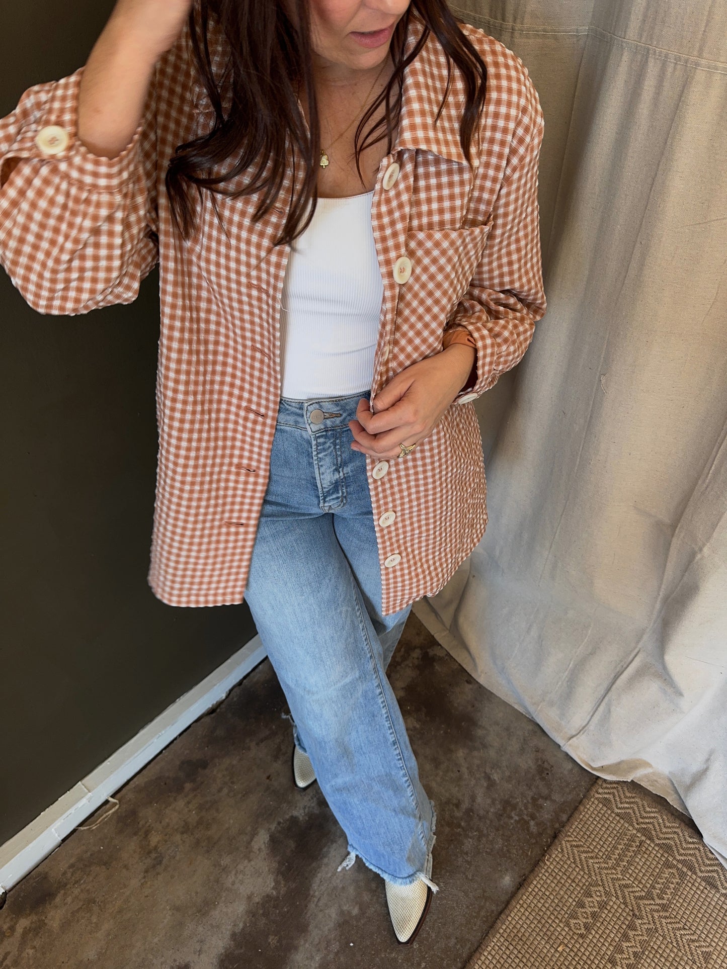 Isla Gingham Jacket