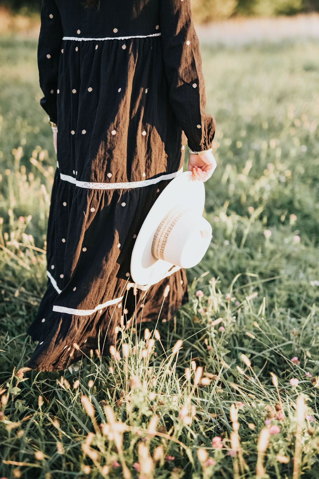 Ada Embroidered Midi Dress