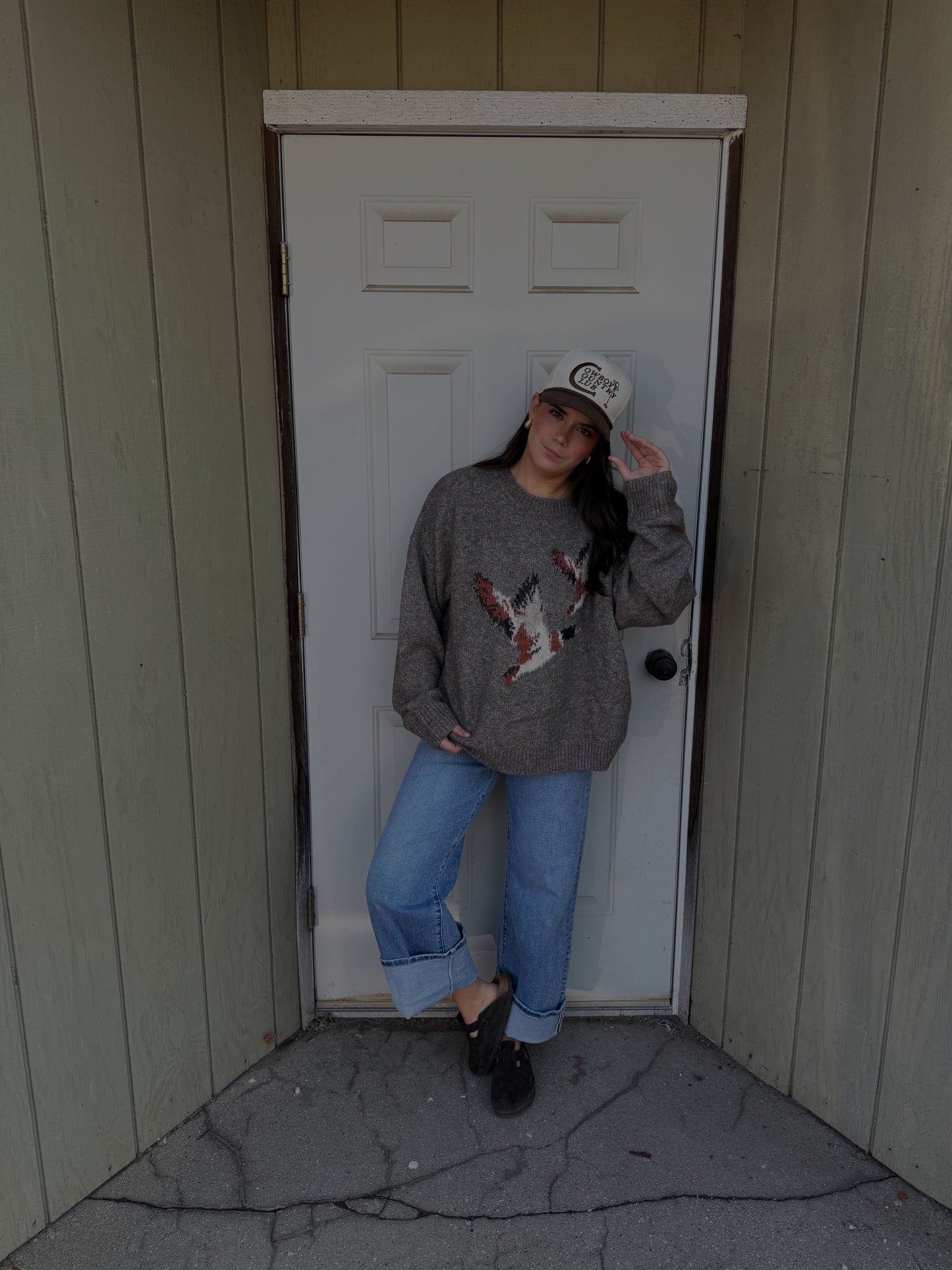Flying Duck Knit Sweater