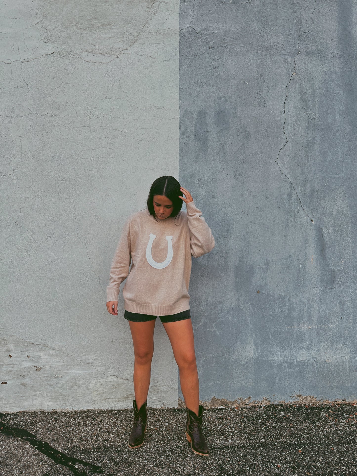 Lucky to Be Here Sweater