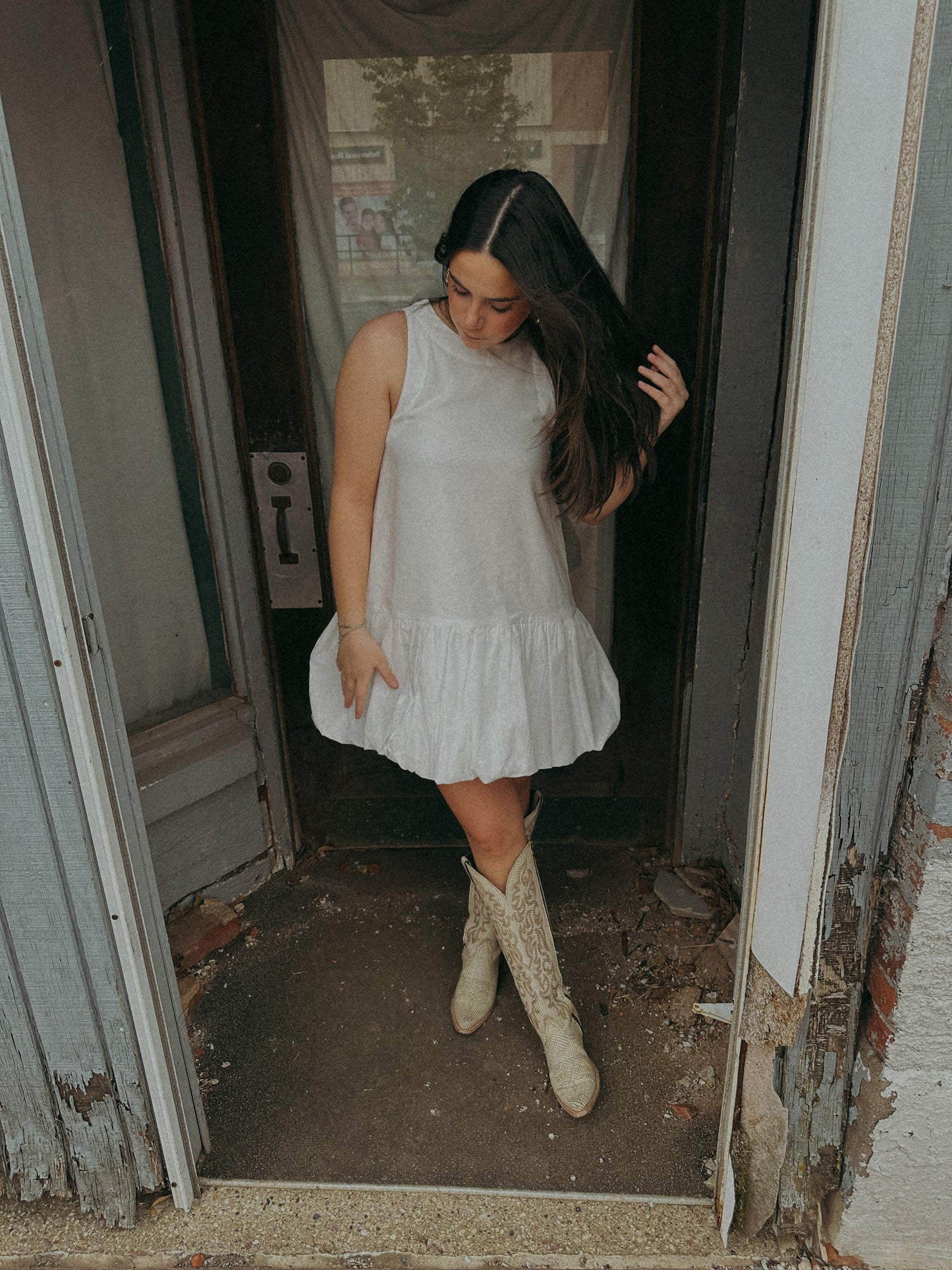 Maren Bubble Hem Dress