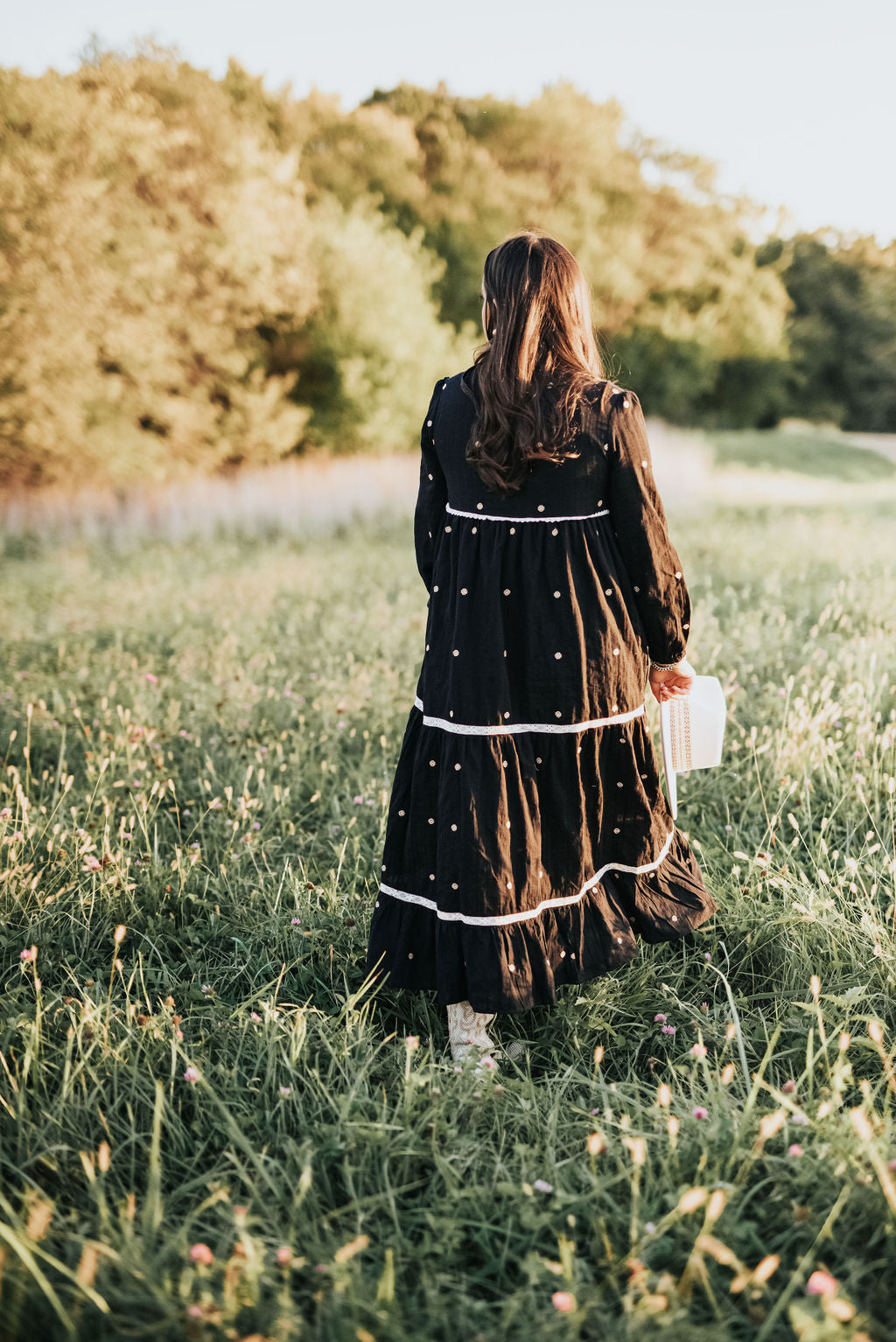 Ada Embroidered Midi Dress