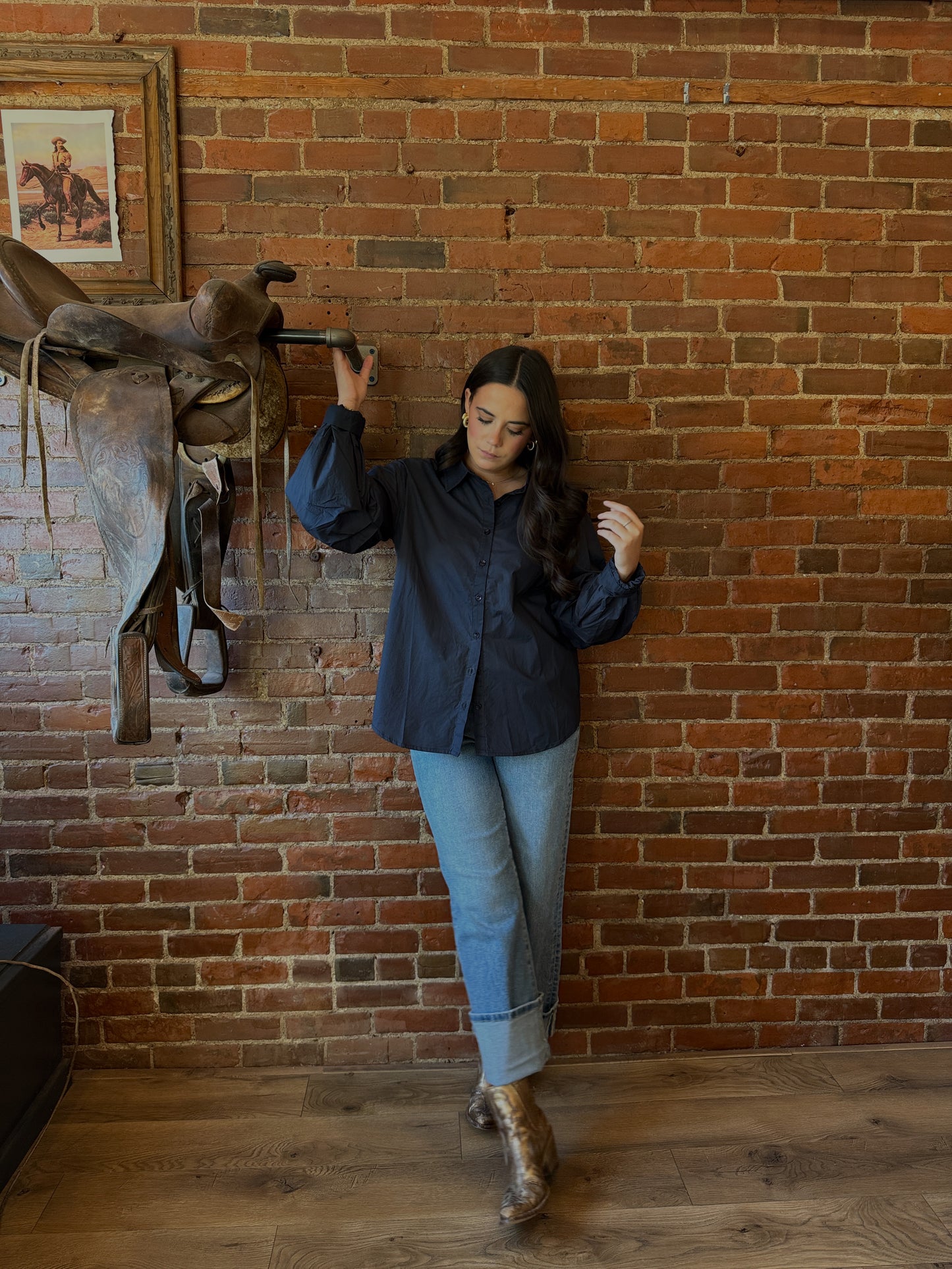 Manning Button Up Blouse