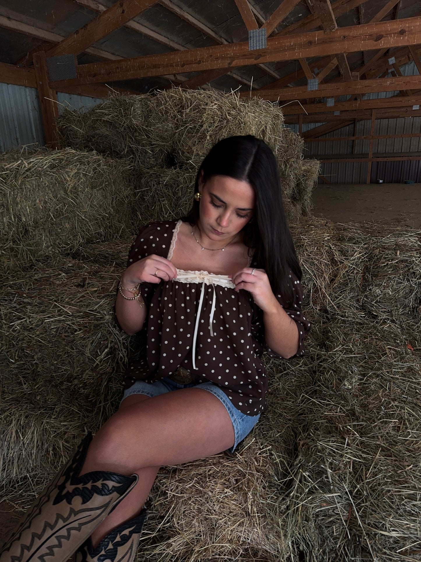 Piper Polka Dot Top