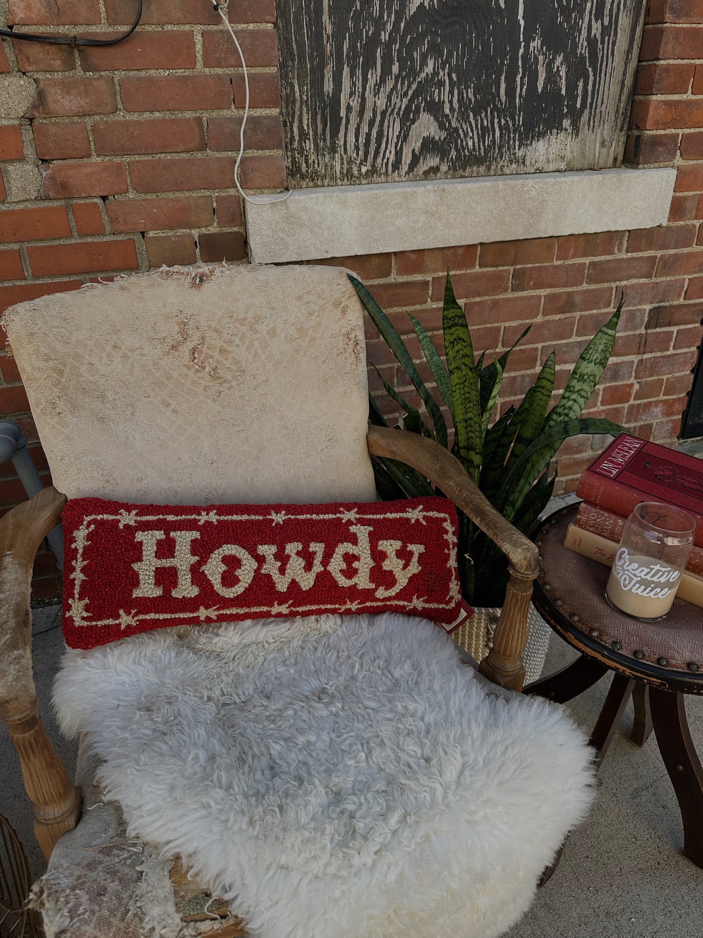 HOWDY || throw pillow