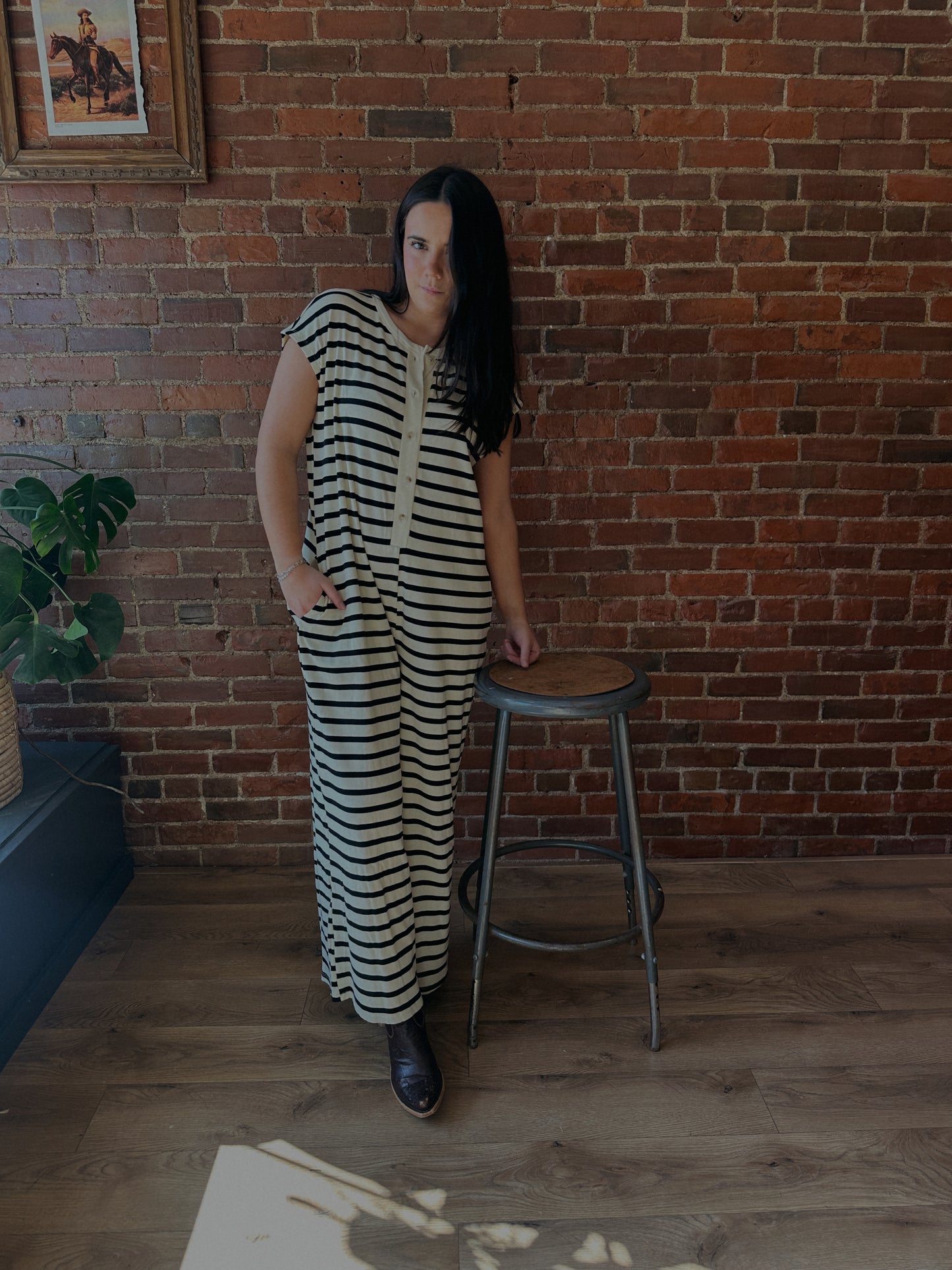 Stanford Striped Jumpsuit