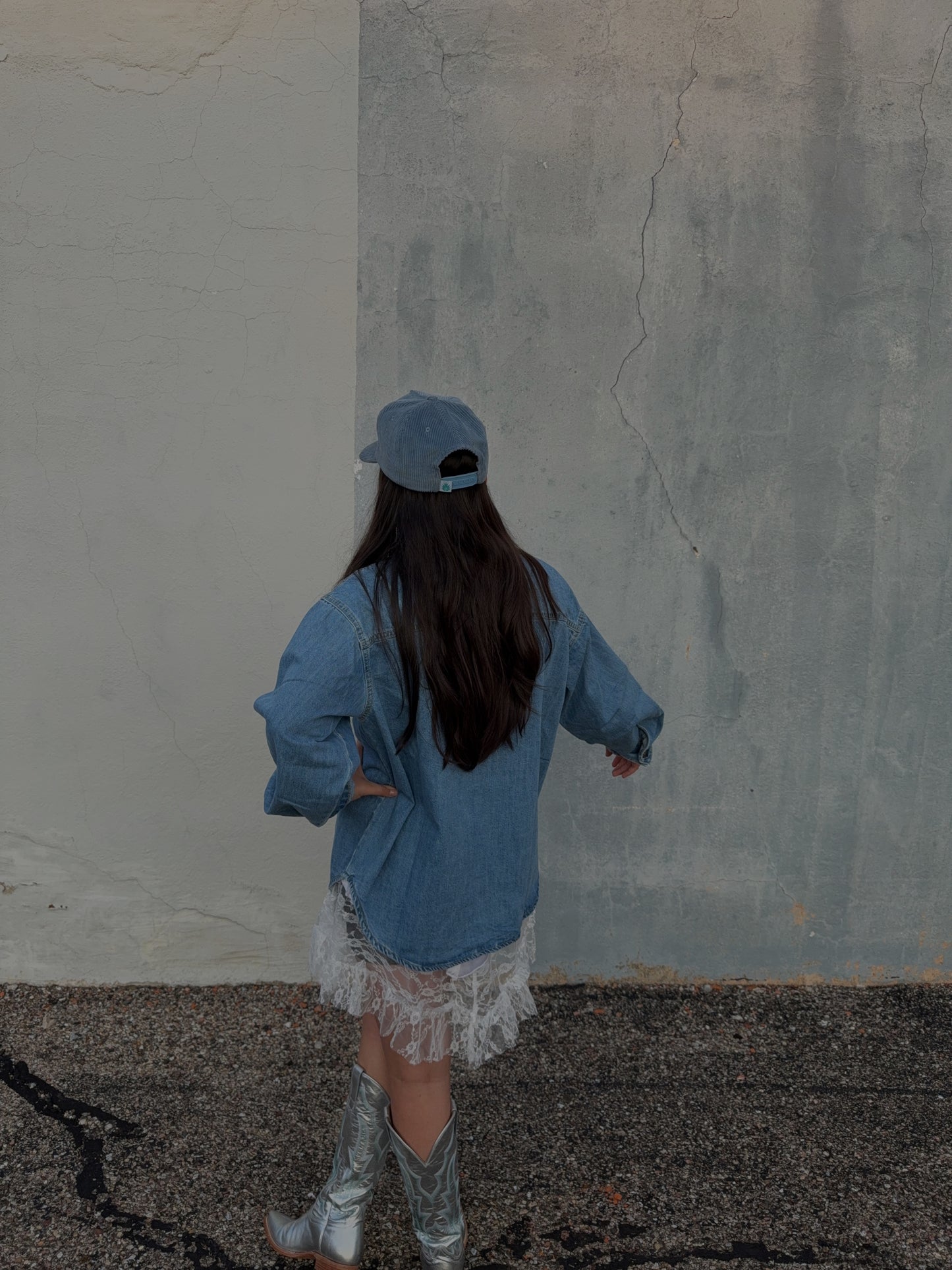 Wyatt Burnout Denim Shirt