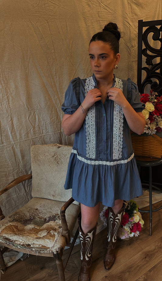 Evelyn Button Up Dress