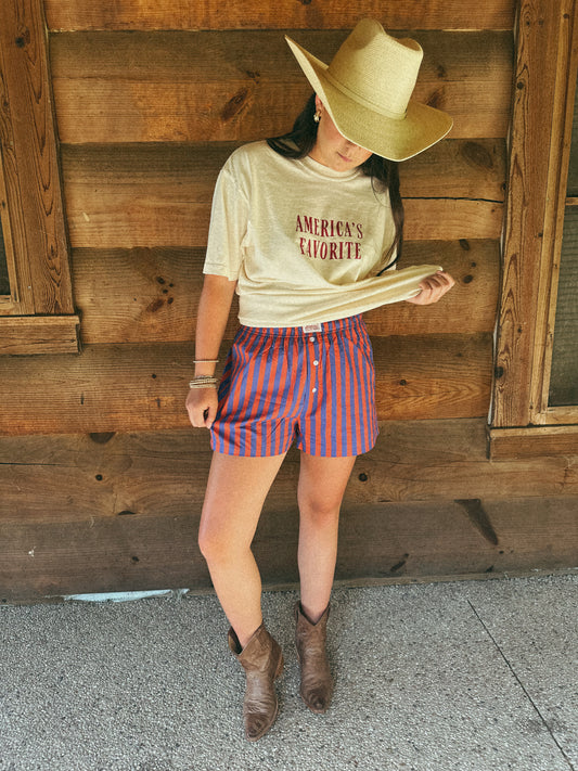 Summer Nights Striped Shorts