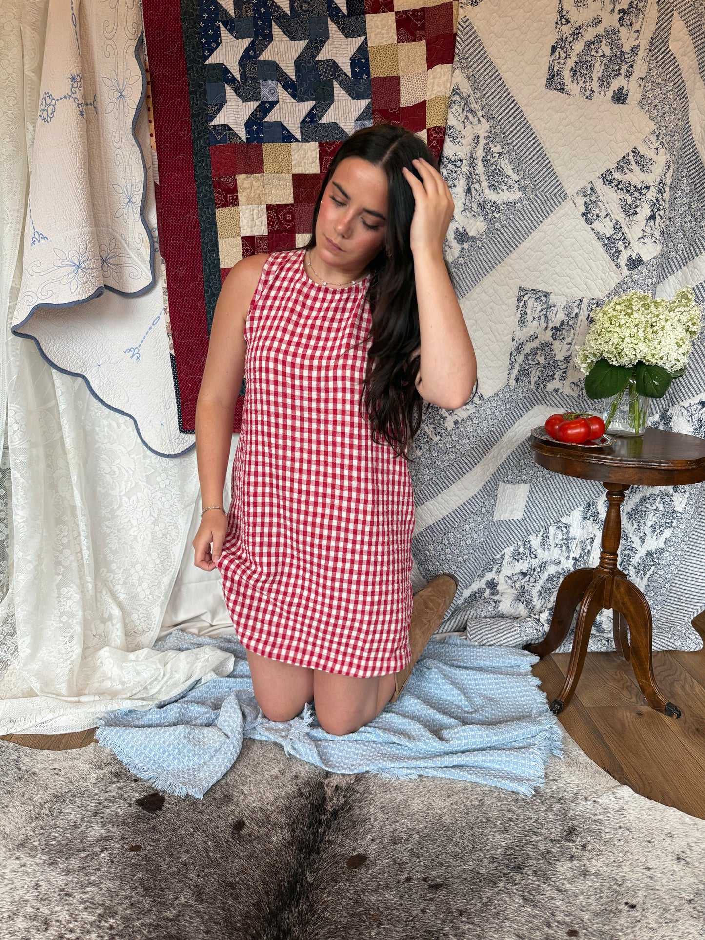 Ginny Gingham Dress