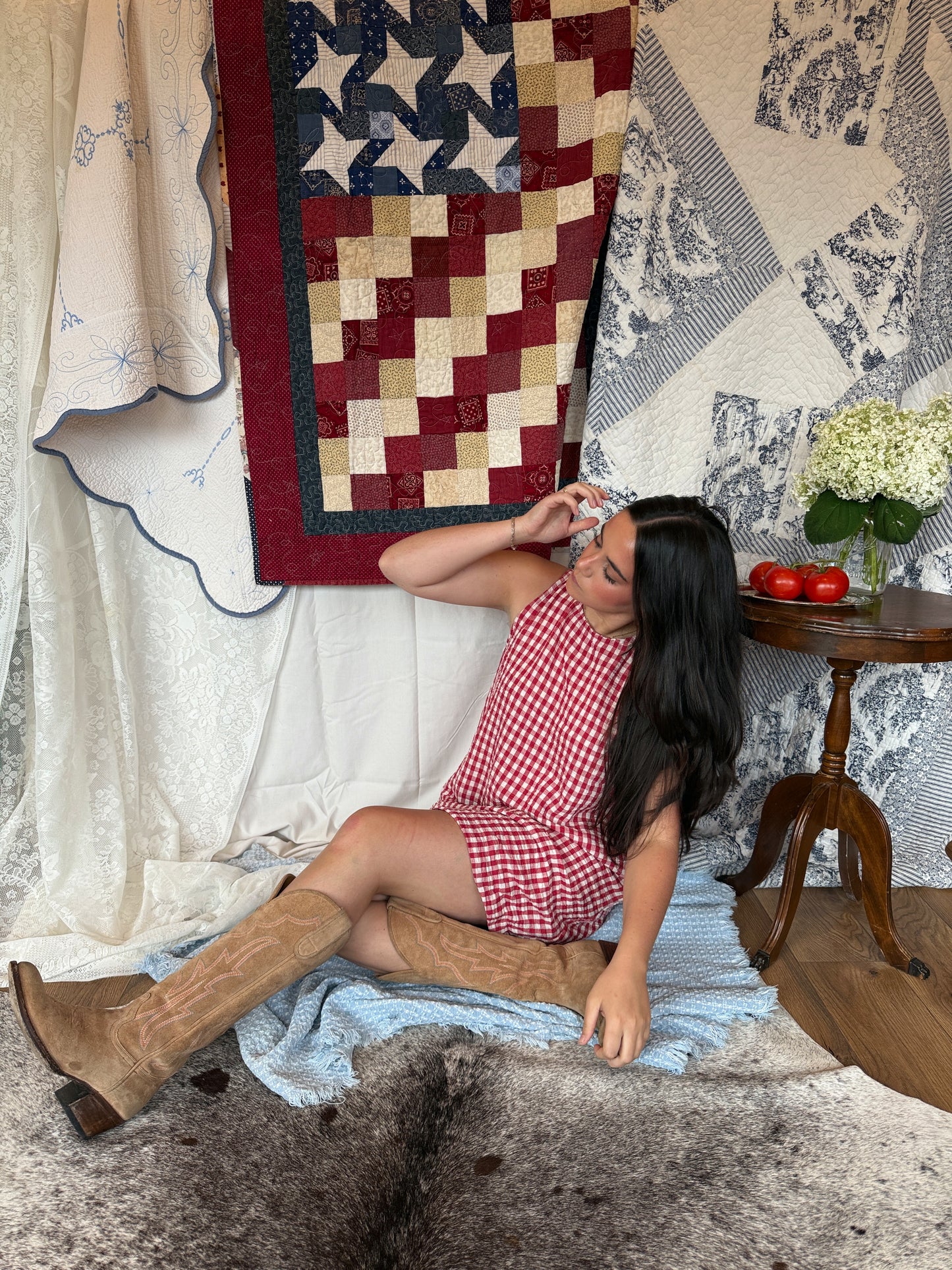 Ginny Gingham Dress