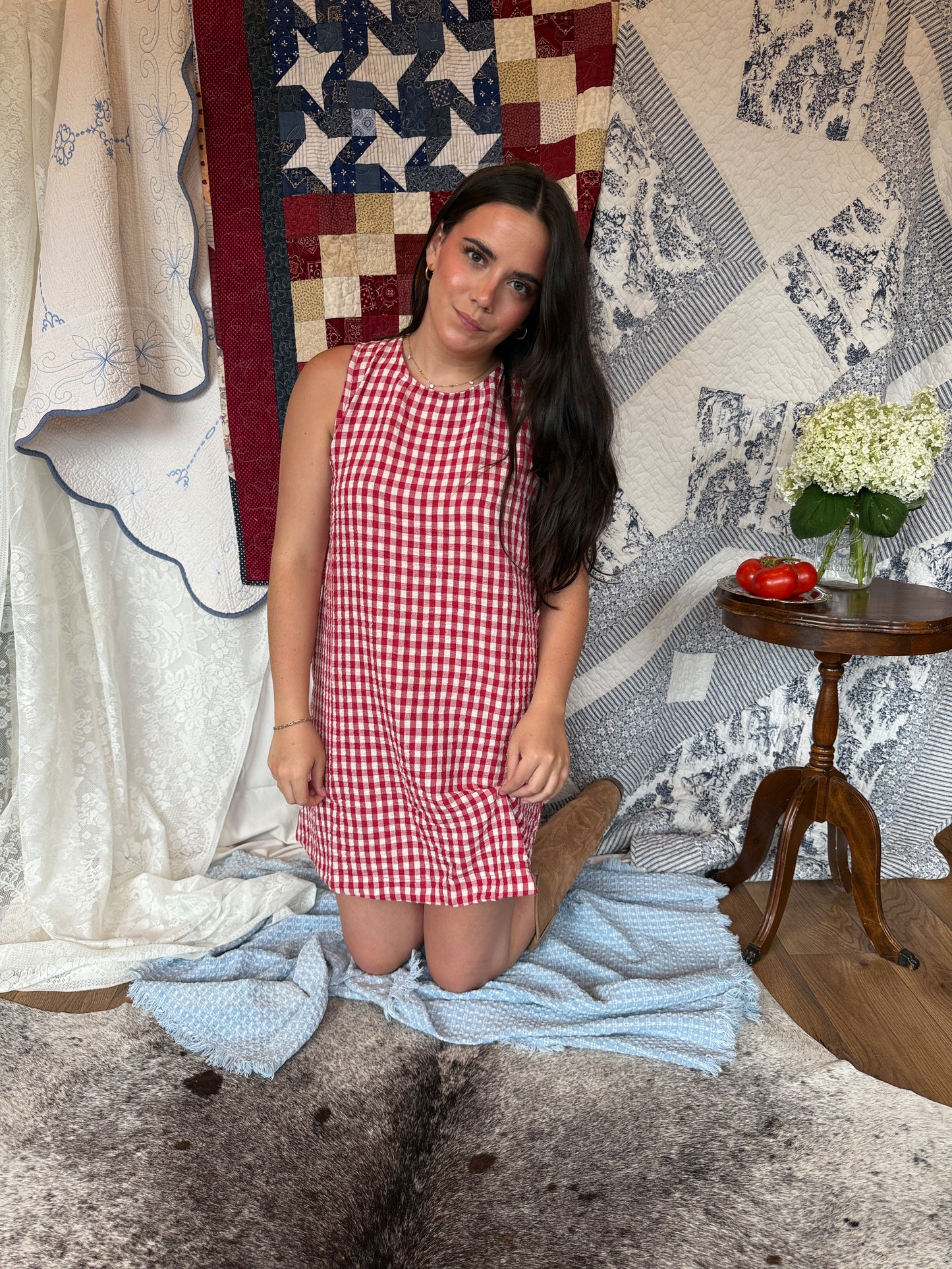 Ginny Gingham Dress