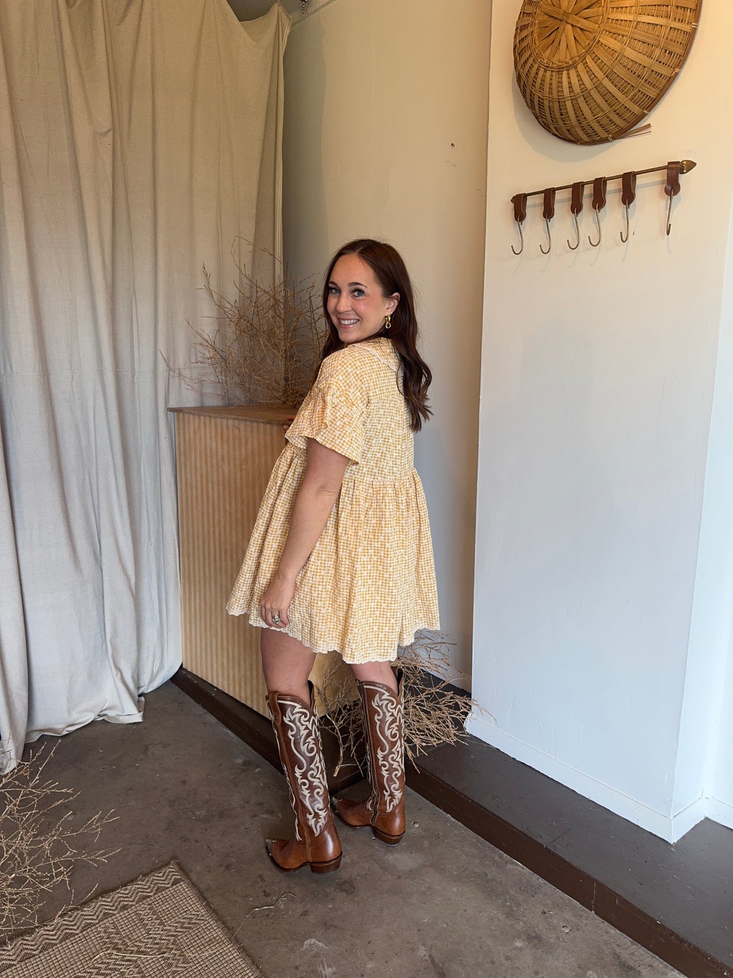 Sunny Days Gingham Dress