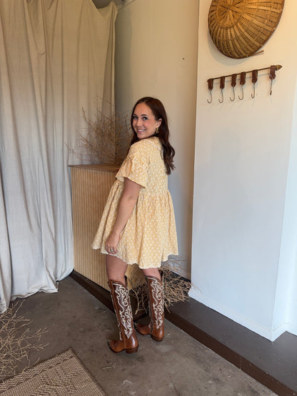Sunny Days Gingham Dress