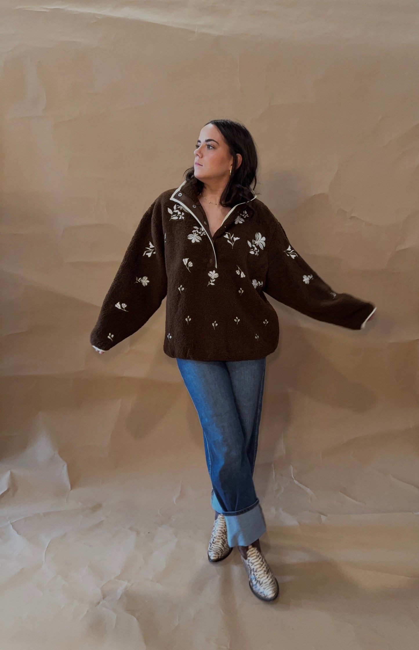 Reese Embroidered Pullover