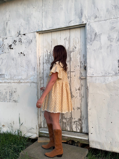 Sunny Days Gingham Dress