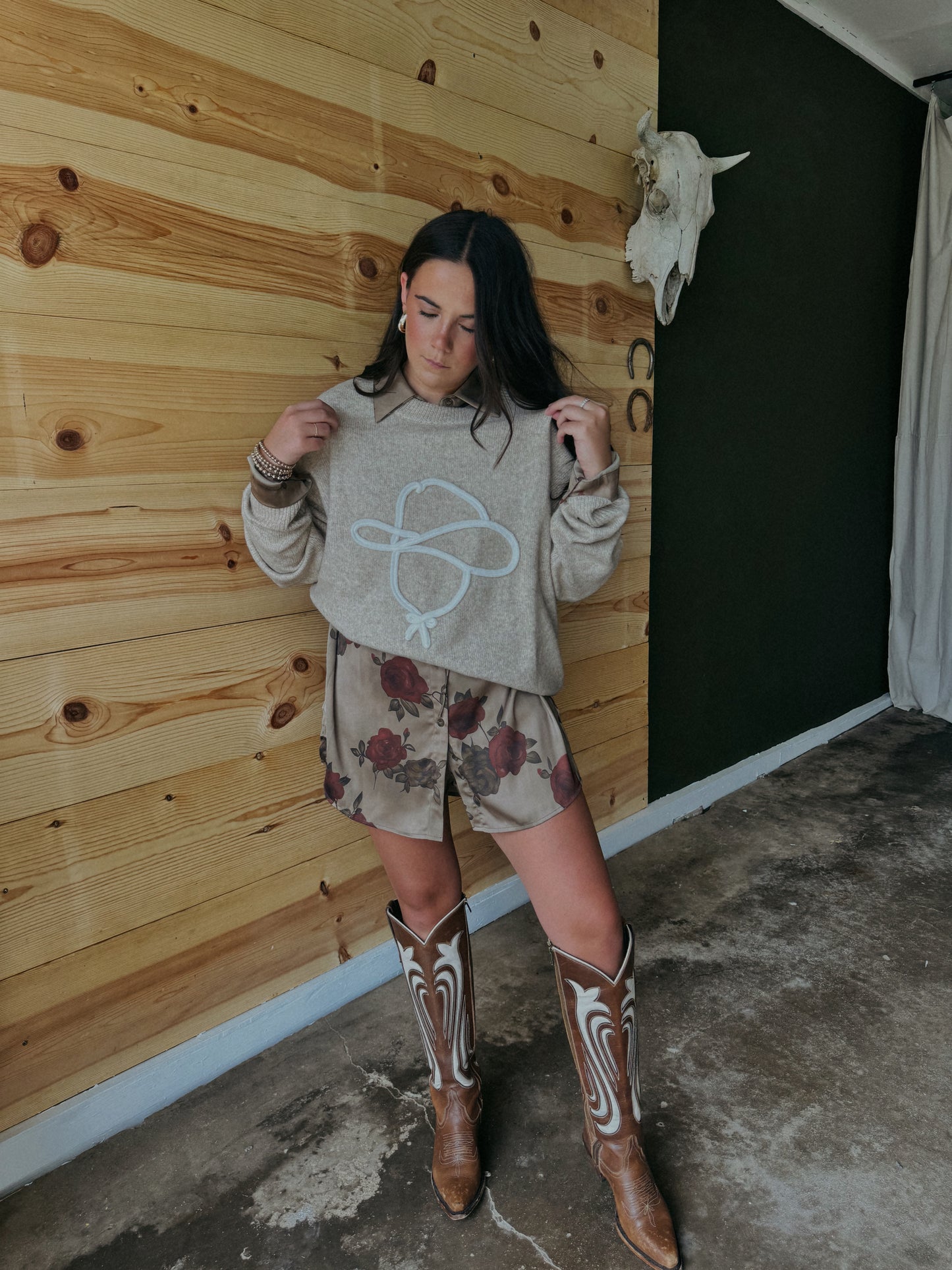 Cowboy Silhouette Sweater