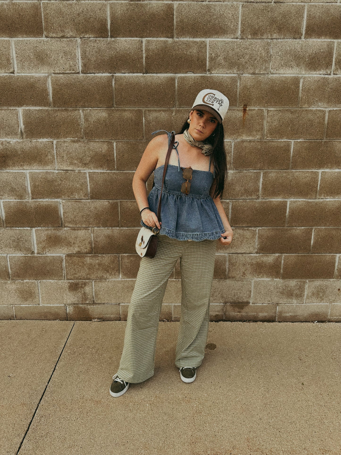 Grayson Drawstring Check Pants
