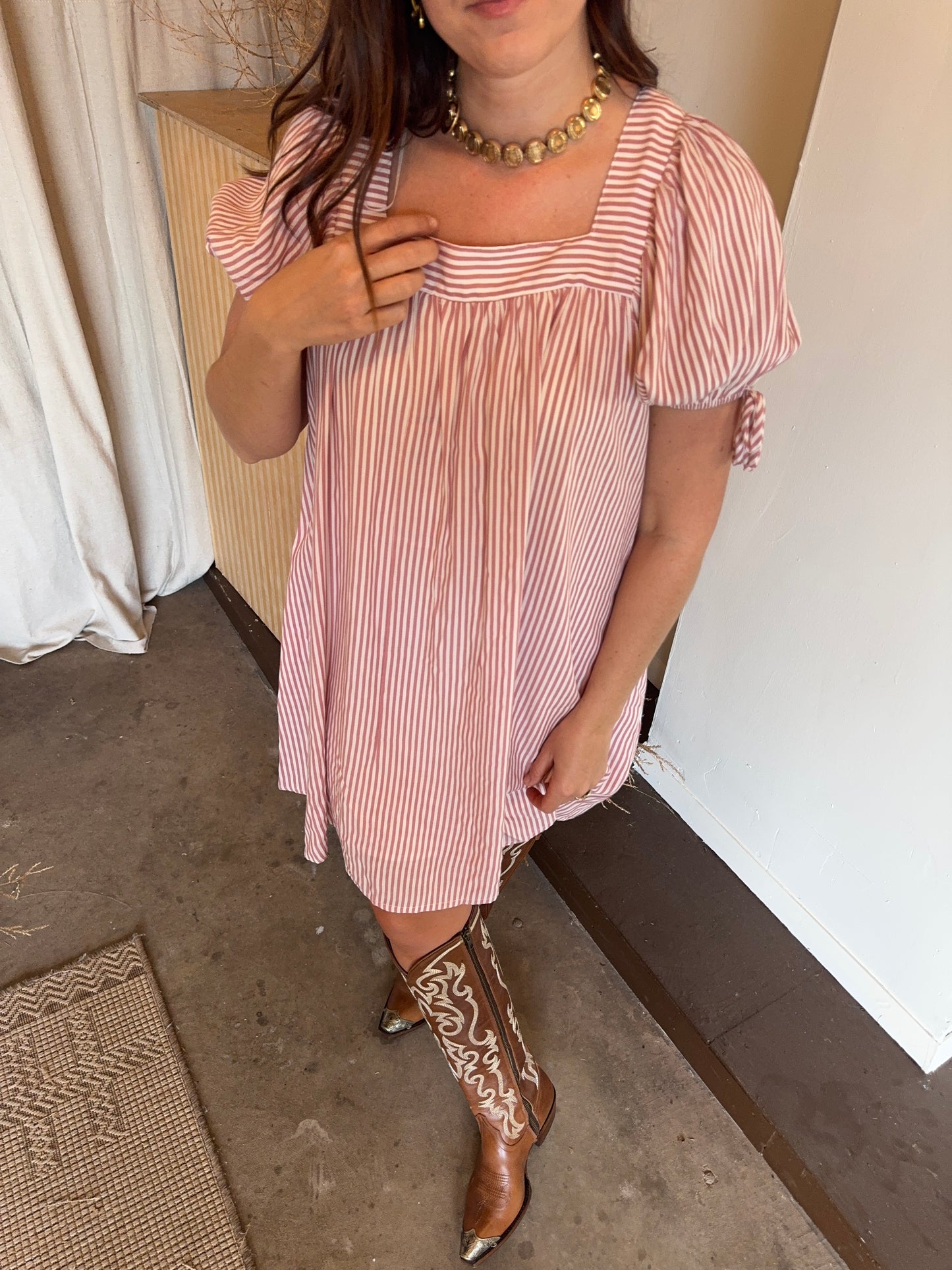 Shaylee Striped Dress
