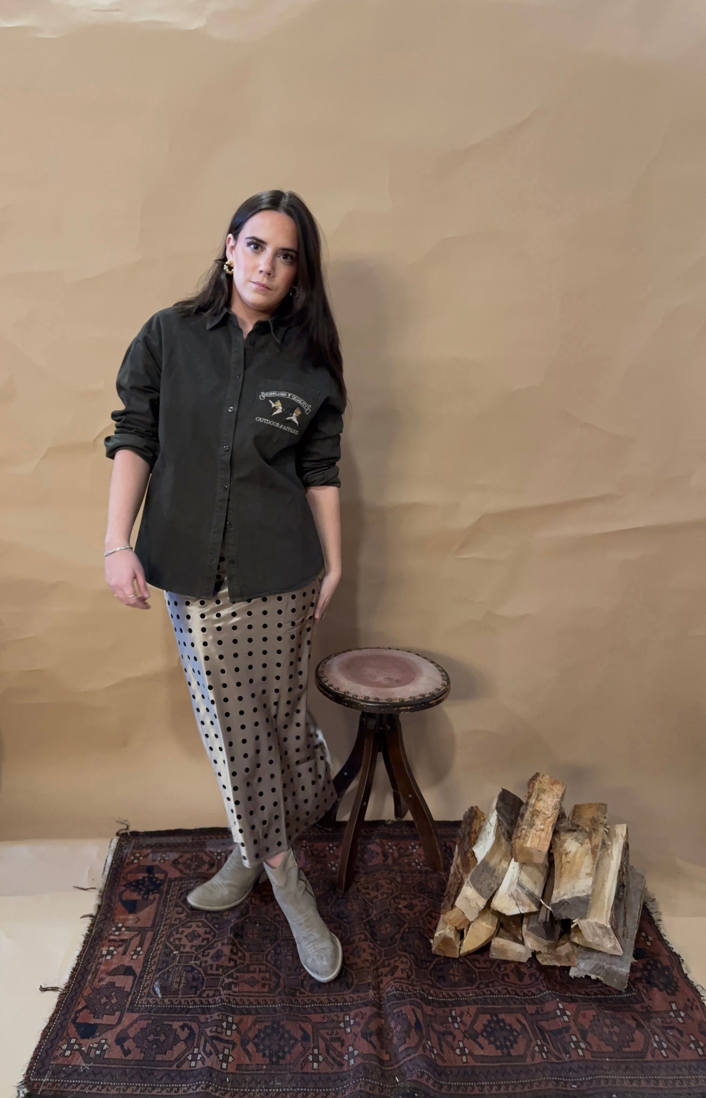 Wildland Embroidered Button Up