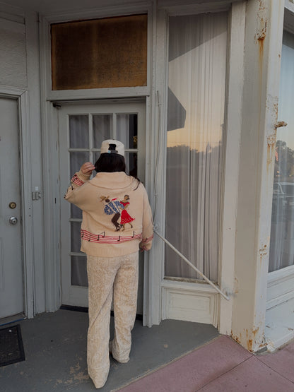 Dancing Couple Zip Up Sweater