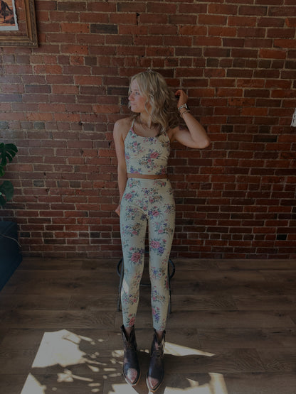 Vintage Floral Leggings