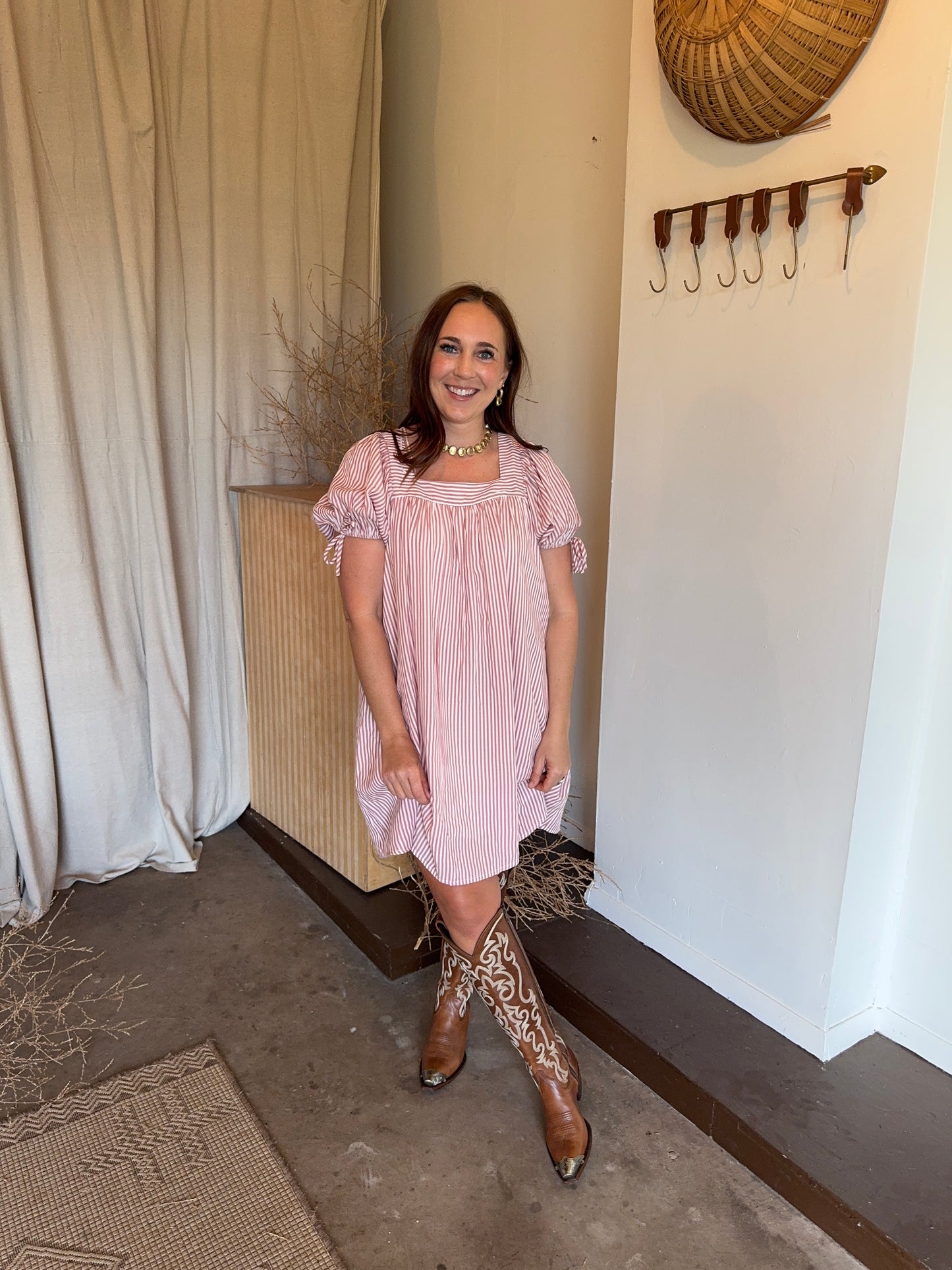 Shaylee Striped Dress