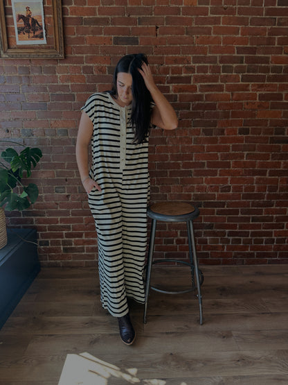 Stanford Striped Jumpsuit