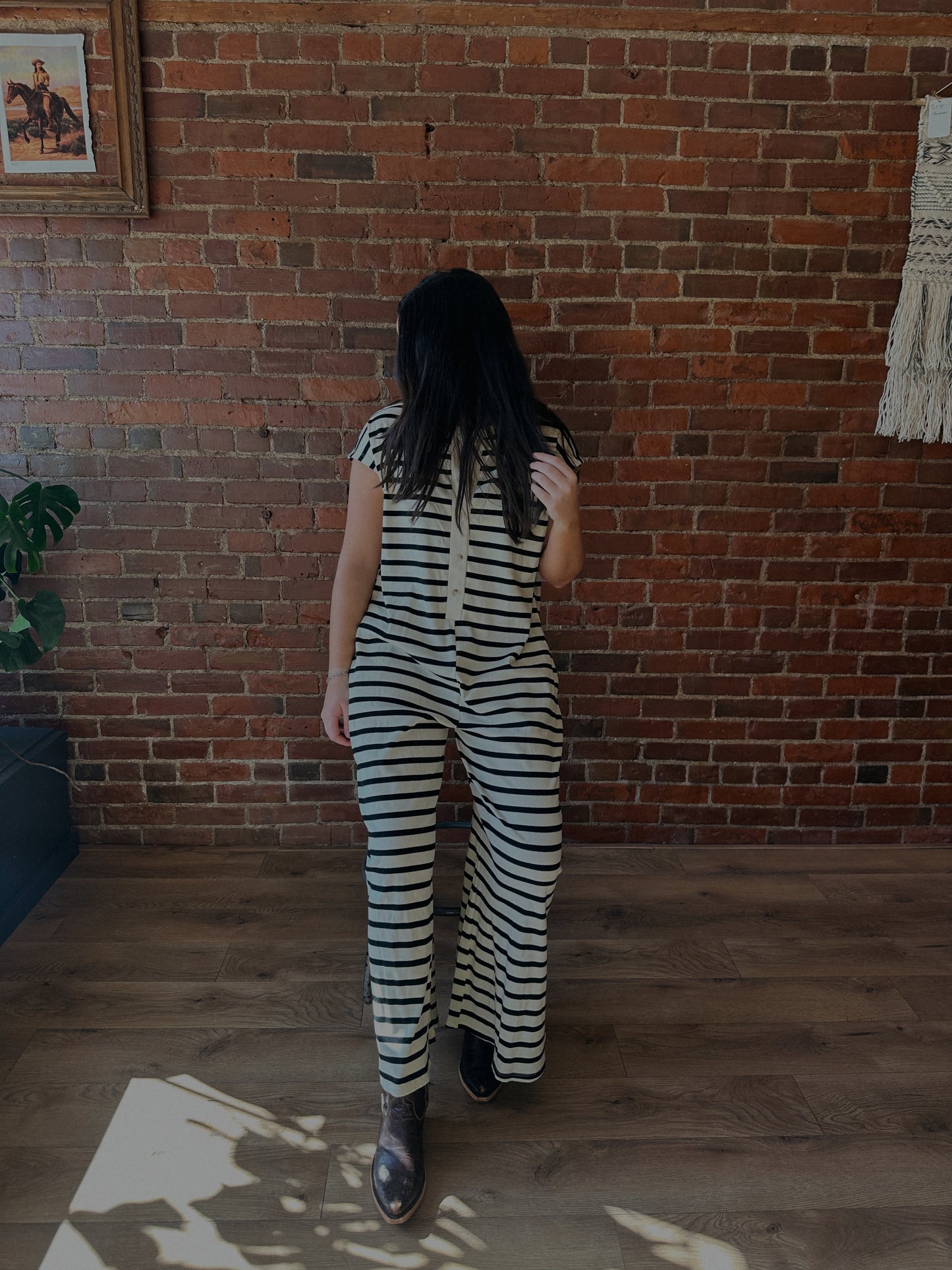 Stanford Striped Jumpsuit