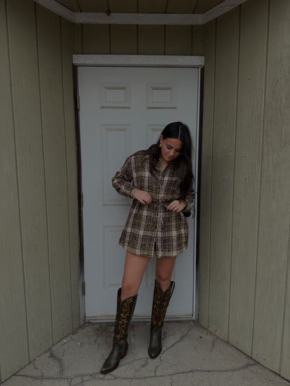 Trailhead Flannel Romper