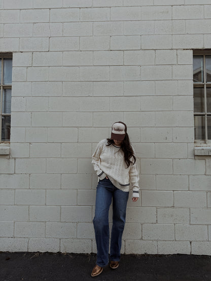 Frost Cable Knit Sweater