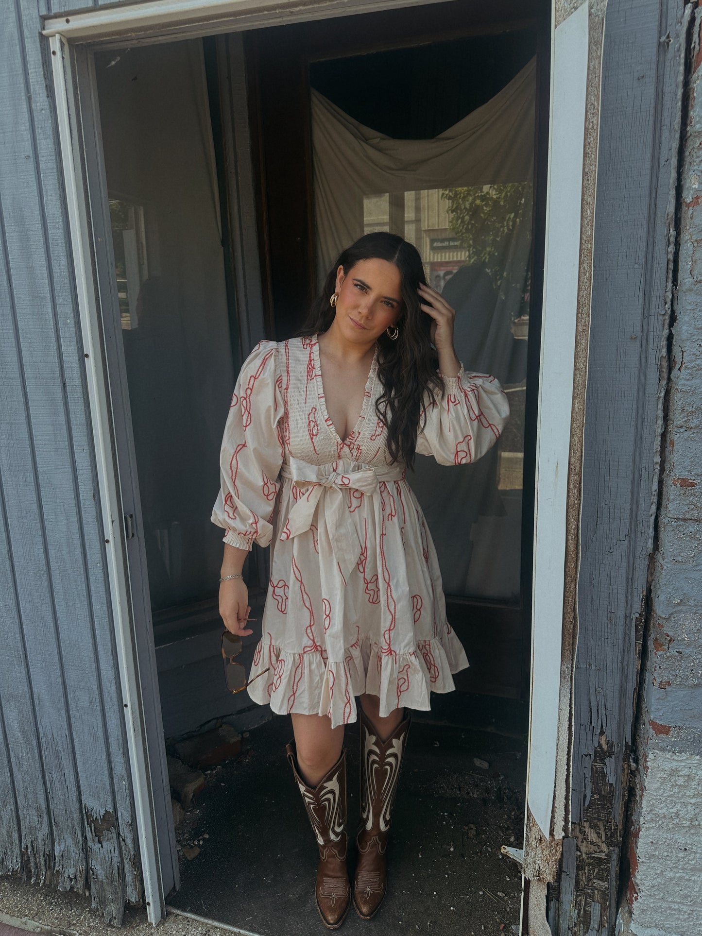 Poppy Chain Stitch Dress