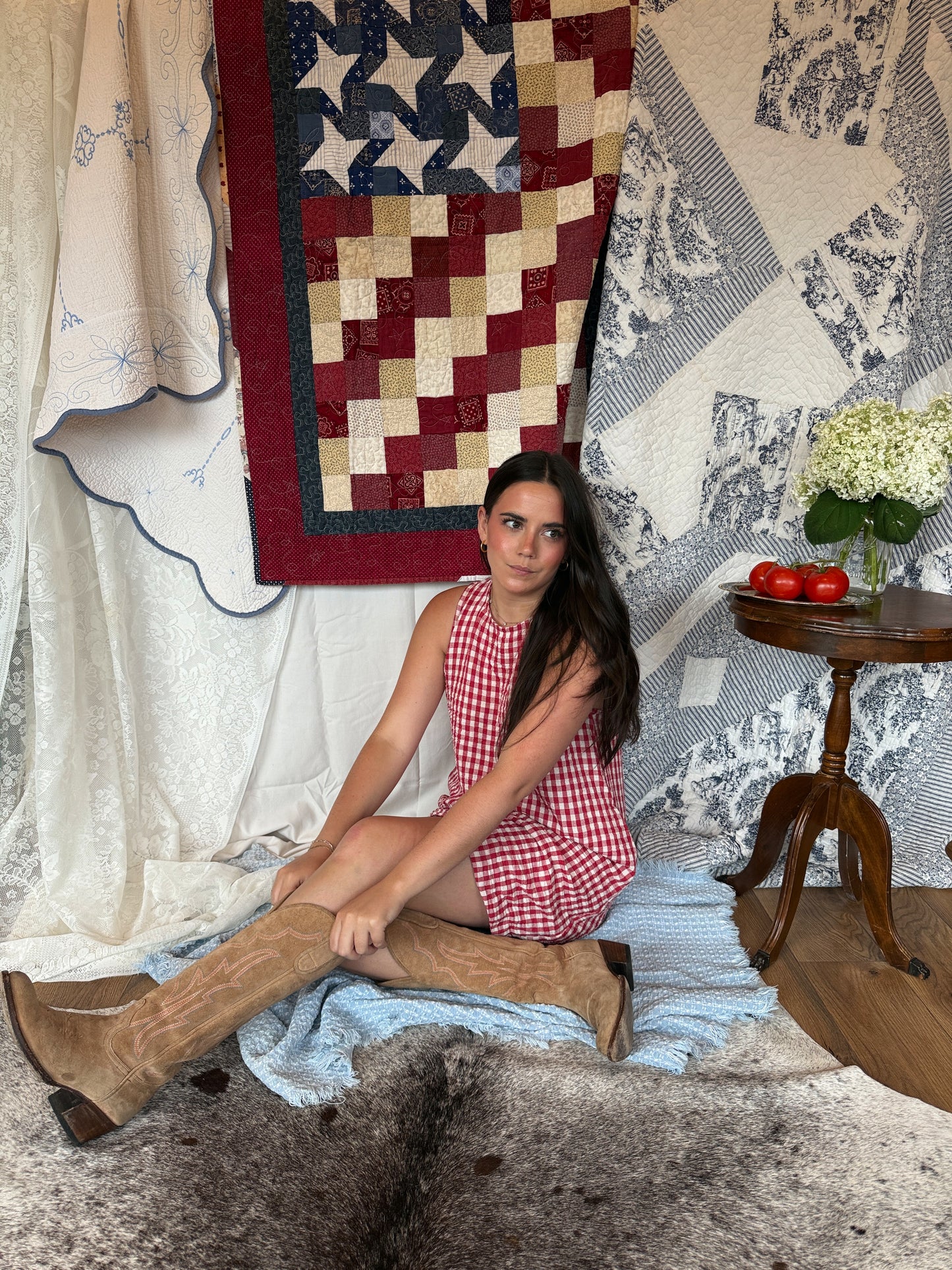 Ginny Gingham Dress