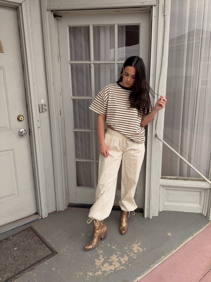 Addy Striped Cotton Tee