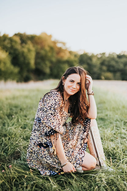 Meet Me At Midnight Floral Dress