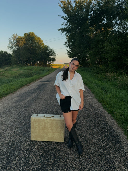 Tally Oversized Button Up