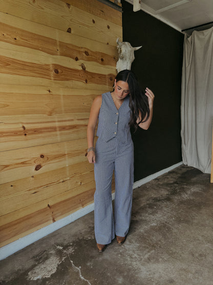 Brenna Gingham Pants