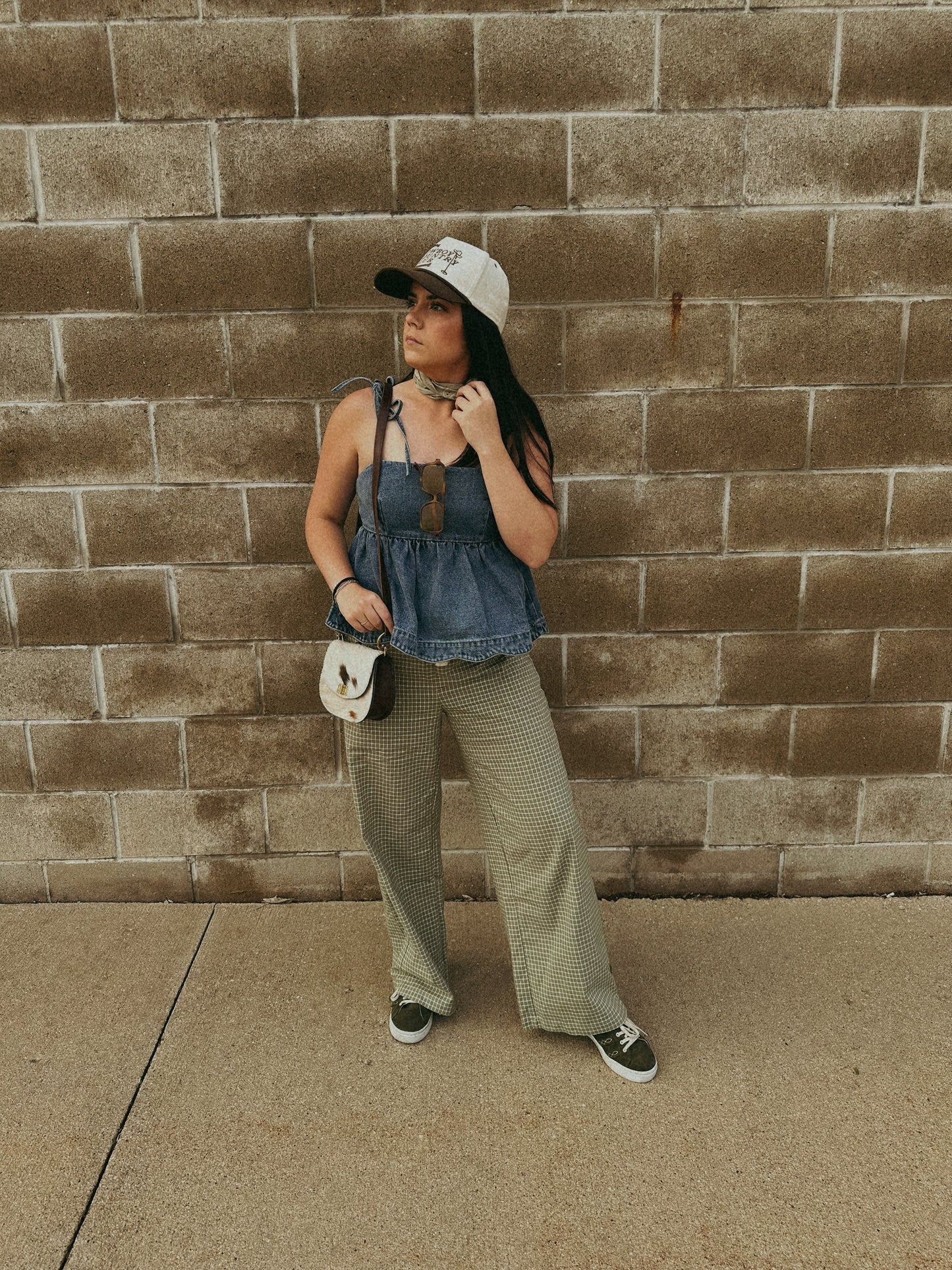 Grayson Drawstring Check Pants