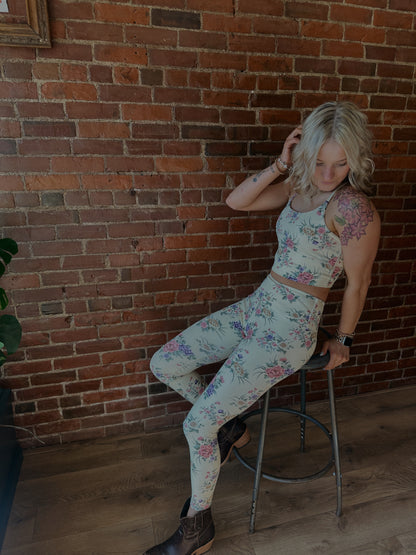 Vintage Floral Leggings