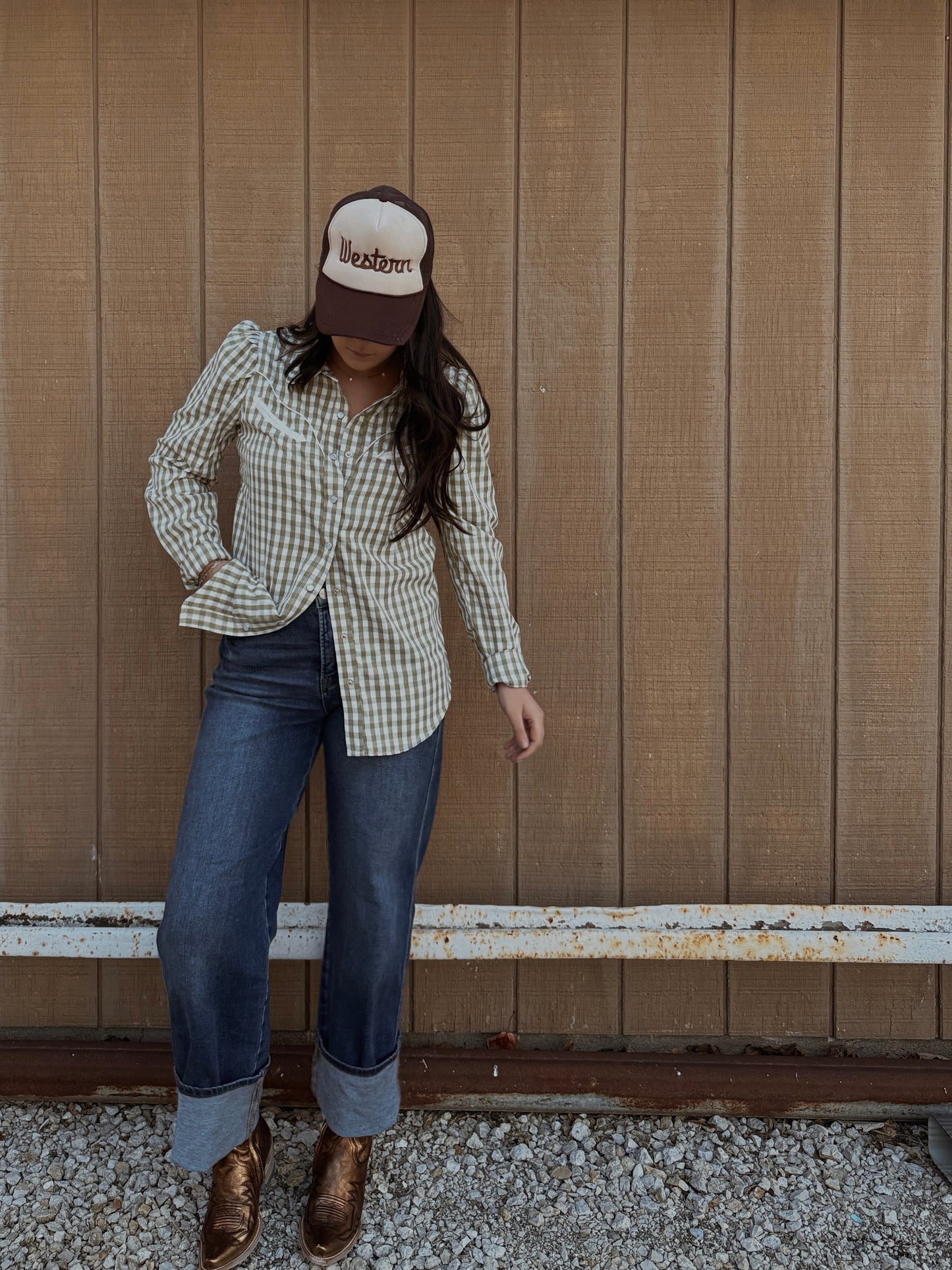 Evergreen Pearl Snap