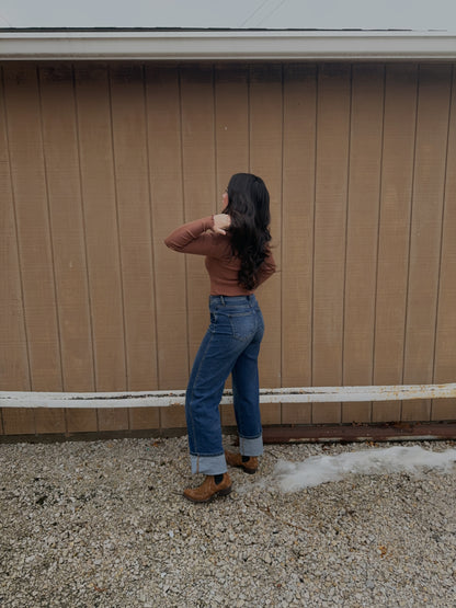 Everyday Ribbed Layering Top