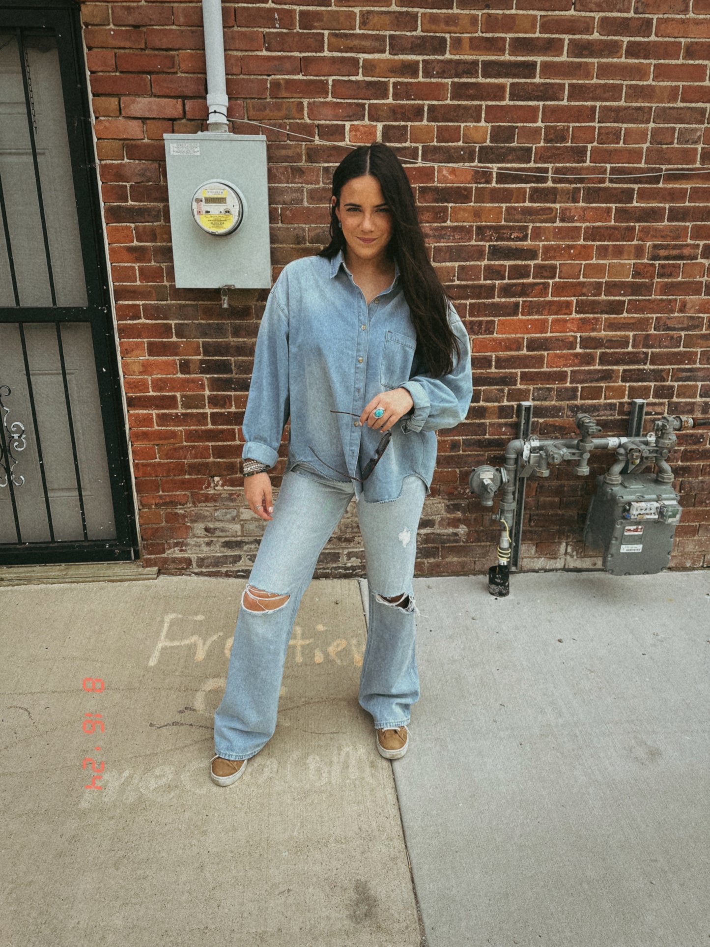 Vervet: 90’s Vintage Super High Rise Flare Jean