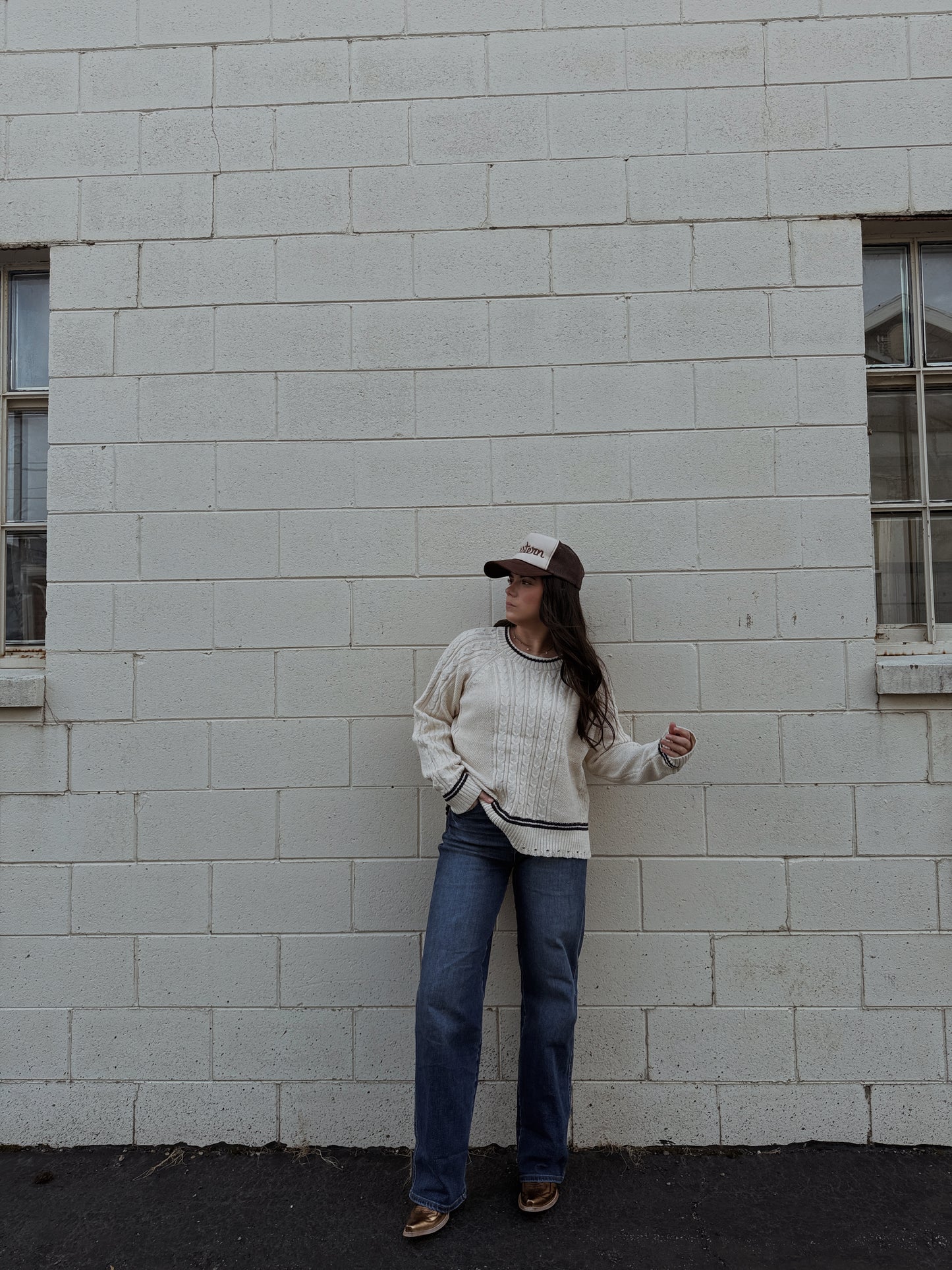 Frost Cable Knit Sweater