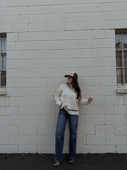 Frost Cable Knit Sweater