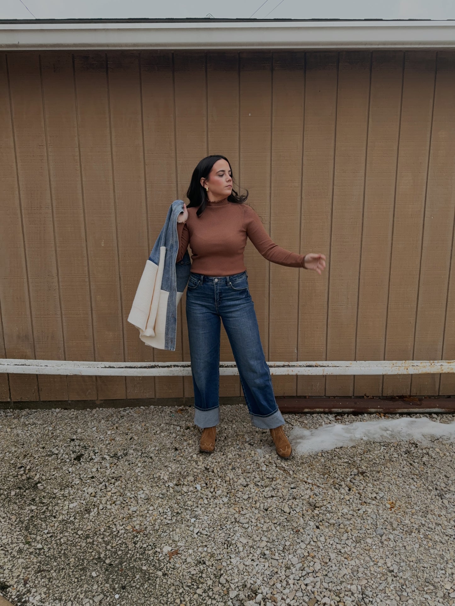 Everyday Ribbed Layering Top