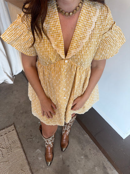 Sunny Days Gingham Dress
